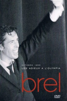 poster Jacques Brel - Les Adieux à l'Olympia
